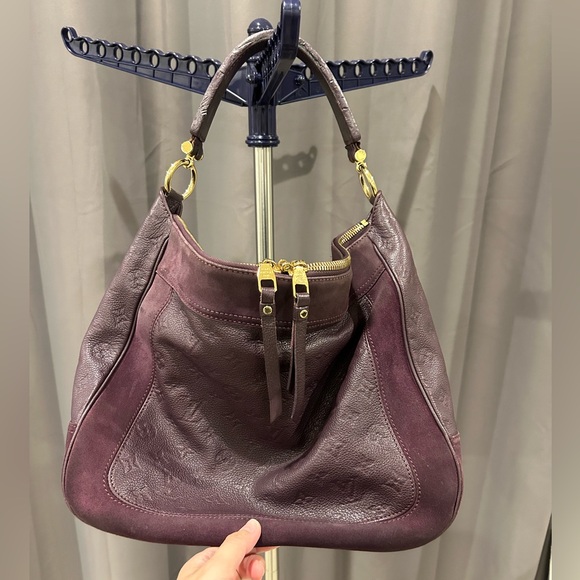 Louis Vuitton Handbags - Louis Vuitton Audacieuse Handbag Monogram Empreinte Leather MM Purple with Strap